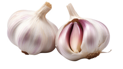 Obraz premium garlic on the transparent background