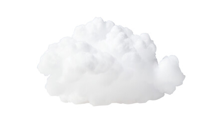 A cloud on the transparent background