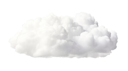 A cloud on the transparent background