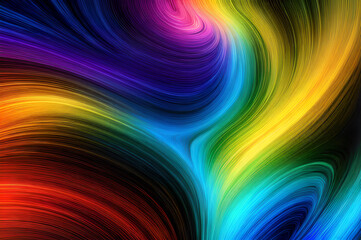 Fototapeta premium Light abstract wallpaper background design, multicolored modern style, Generative AI