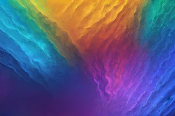 Poster Mélange de couleurs Light abstract wallpaper background design, multicolored modern style, Generative AI