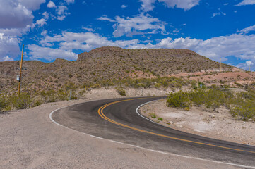 On the Route 66 through the Black Mountains