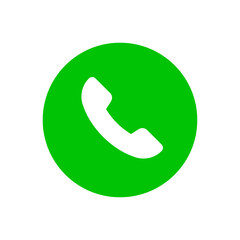 Green phone call icon
