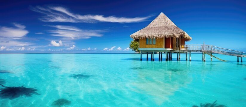 In the stunning French Polynesia lies the breathtaking island of Tahiti where the crystal clear blue ocean surrounds the vibrant nature and wildlife while the mesmerizing atoll of Rangiroa 