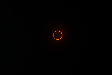Eclipse anular solar octubre 2023 culminando © Carlos
