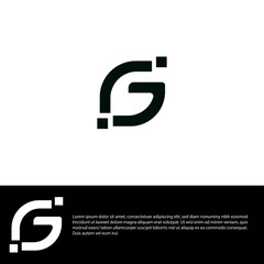  G logo design . initial, g, letter g logo