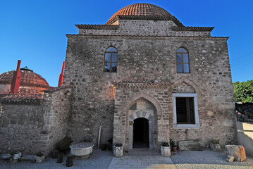 Fototapeta na wymiar An Ottoman bathhouse located in Bursa, Turkey