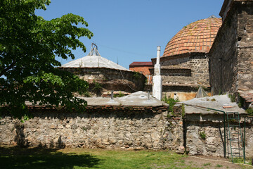 An Ottoman bathhouse located in Bursa, Turkey