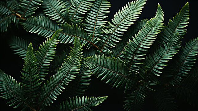 fern leaves HD 8K wallpaper Stock Photographic Image 