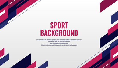 Clean sport background with geometric style
