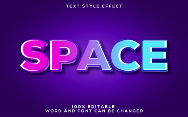 Pink and blue 3d text effect