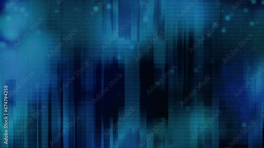 Poster digital computer matrix graphic motion footage overlay