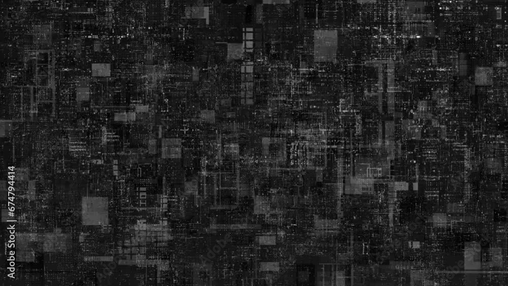 Poster digital computer matrix graphic motion footage overlay