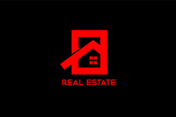 This is a Building, home, real estate, logo template design with unique concept