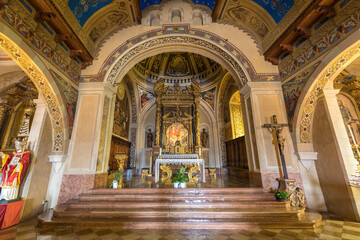 Obraz premium Santuario della Madonna di Montecastello - Tignale