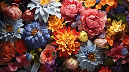 Obraz na płótnie Canvas Spring floral collection