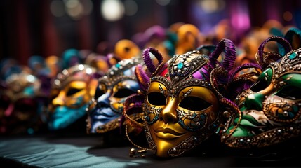 African American carnival masks