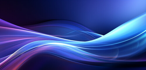 Fototapeta premium abstract blue background with waves
