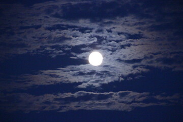 中秋の名月　月のある景色
