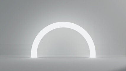 Minimalist 3D Rendered Plain Background - Versatile Abstract Backdrop

