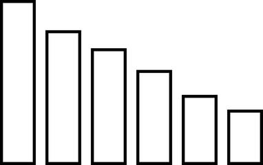 High to low chart for business. business graph . market graph SVG file