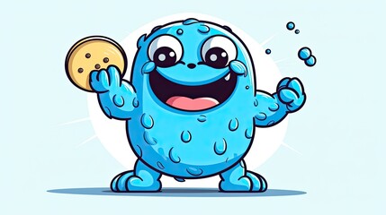 Monster lifting the cookie