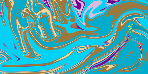 Obraz premium Fluid art from different colors. Multicolored background from paints on liquid. Bright pattern on liquid. Marbleized bright effect with fluid painting, background for wallpapers, poster, postcard.