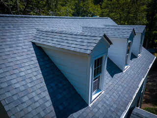 Residential Roofing Drone Photos