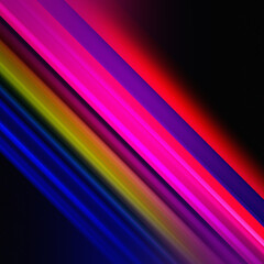 Colorful stripe abstract background. Motion effect. Colored fiber texture backdrop and banner. Multi color gradient pattern and textured wallpaper.