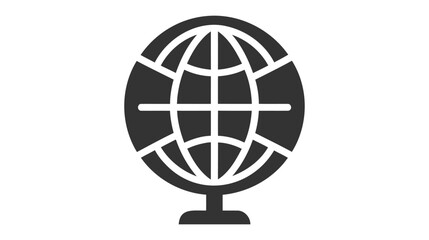 Go to web, internet, globe, earth symbol icon vector illustration on white background