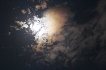 中秋の名月　月空　月のある景色