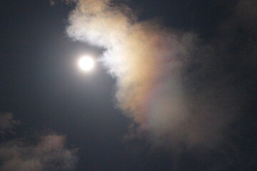 中秋の名月　月空　月のある景色