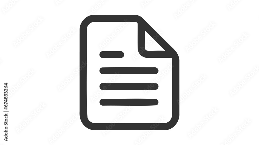 Poster document vector iconisolated on white background. file copy icon for web and application