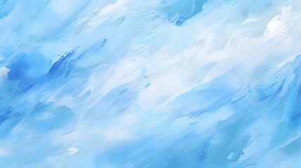 Obraz premium Close up of a Paint Texture in light blue Colors. Artistic Background of Brushstrokes