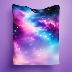 Abstract space background with stars nebula and galaxy