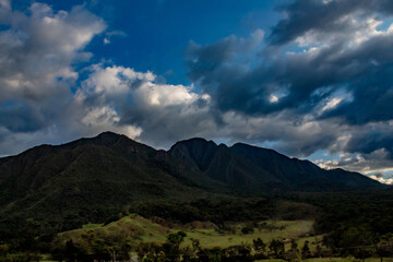 Nature in the mountains of the Colombian Andes