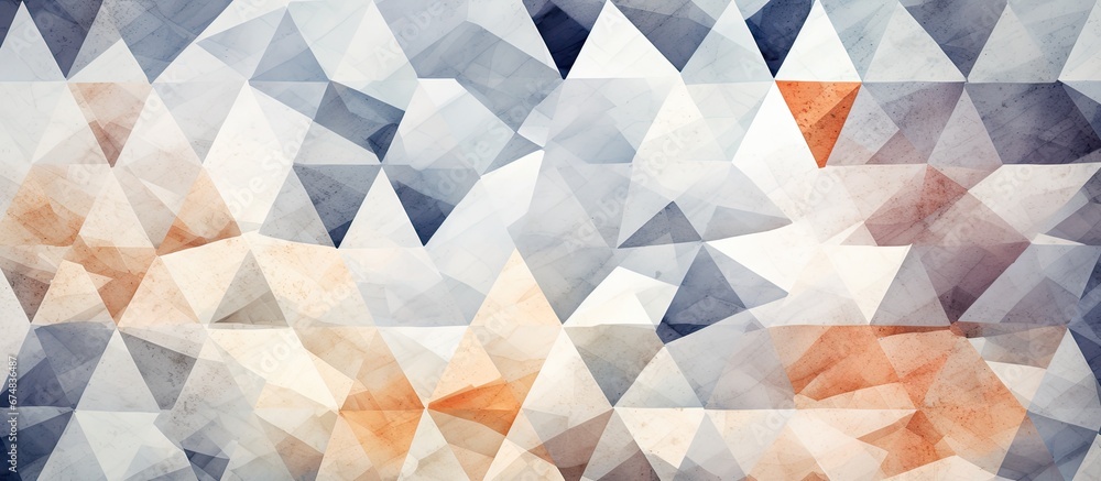 Poster the abstract illustration features a creative and modern design with geometric patterns providing a 