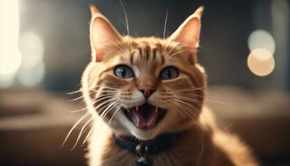Fototapeta premium close up of a cat