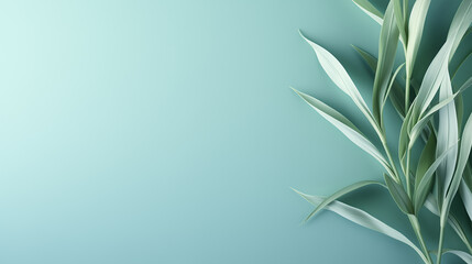 Fototapeta premium abstract natural minimalism blue green background. hight detailed. copy space