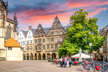 Prinzipalmarkt, Münster, Nordrhein Westfalen, Deutschland 