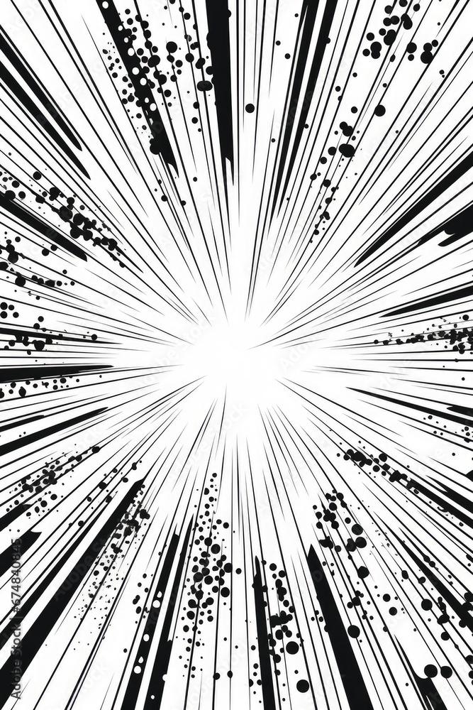 Aufkleber A striking burst of light illuminates a black and white background. This image can add a dynamic touch to any design project.