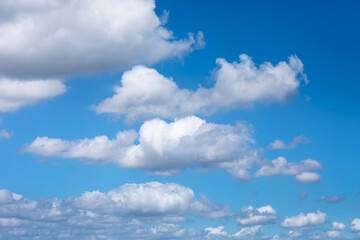Blue sky with white clouds