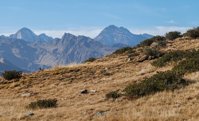 Herbstwanderung auf dem Hirzer, Berg im Passeiertal bei Meran