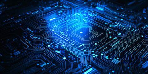 abstract background, printed circuit, light	