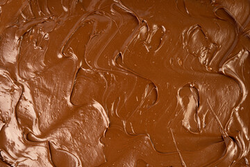 Melt Chocolate Texture Background, Chocolate Sauce Pattern, Cocoa Hazelnut Cream, Textured Chocolate