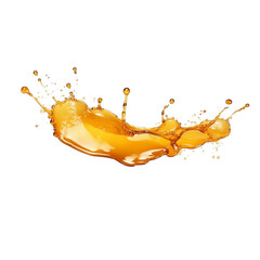 honey splash isolated on transparent