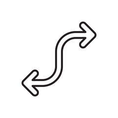 Double Arrow Direction Icon