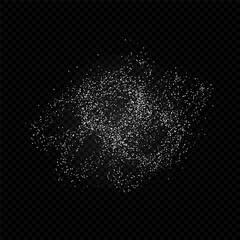 Abstract explosion of particles.