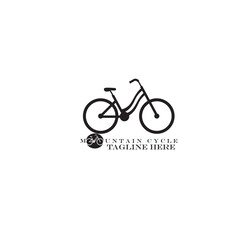 Fototapeta premium It is bicycle logo.bicycle icon on white background