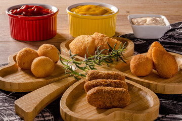 Sao Paulo, SP, Brazil - August 19 2022: Bar snack. Chips details